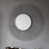 Antila Modern Wall Mirror Round In Silver