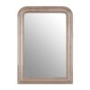 Gaita Neoclassical Design Wall Mirror In Silver