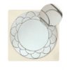 Hollywood Zig Zag Circle Wall Mirror