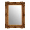 Signet Rectangular Wall Bedroom Mirror In Antique Bronze Frame