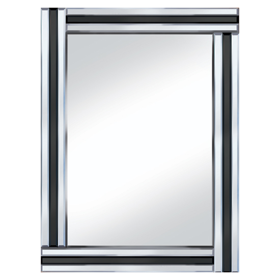 Stripe Rectangle 60×80 Decorative Mirror - DecorativeWallMirrors.co.uk