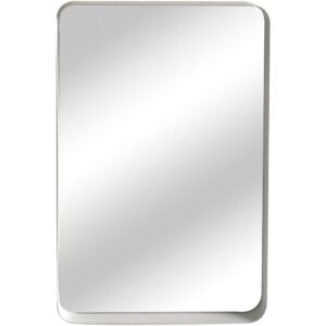 Baker Bedroom Wall Mirror In White Frame