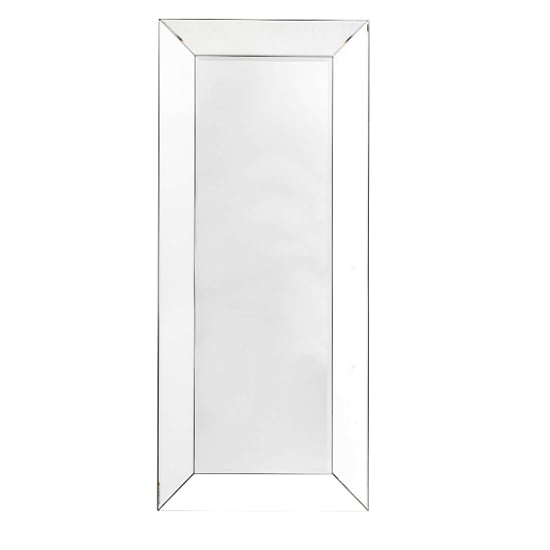 Aurora Large Rectangular Wall Mirror In Clear