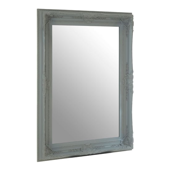 Barstik Rectangular Wall Mirror In Antique Grey Frame