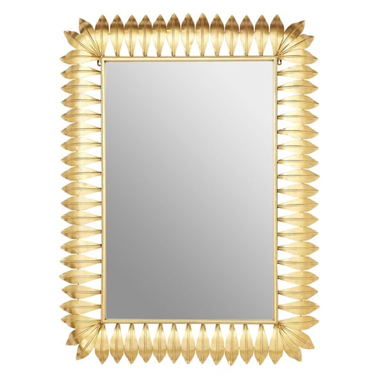 Cascade Wall Bedroom Mirror In Gold Leaf Frame