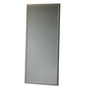 Findlay Bevelled Leaner Floor Mirror In Champagne Gold