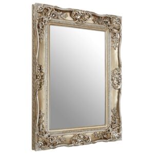 Ornatis Rectangular Wall Mirror In Champagne Gold Frame