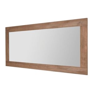 Raya Wall Mirror With Mercury Wooden Frame